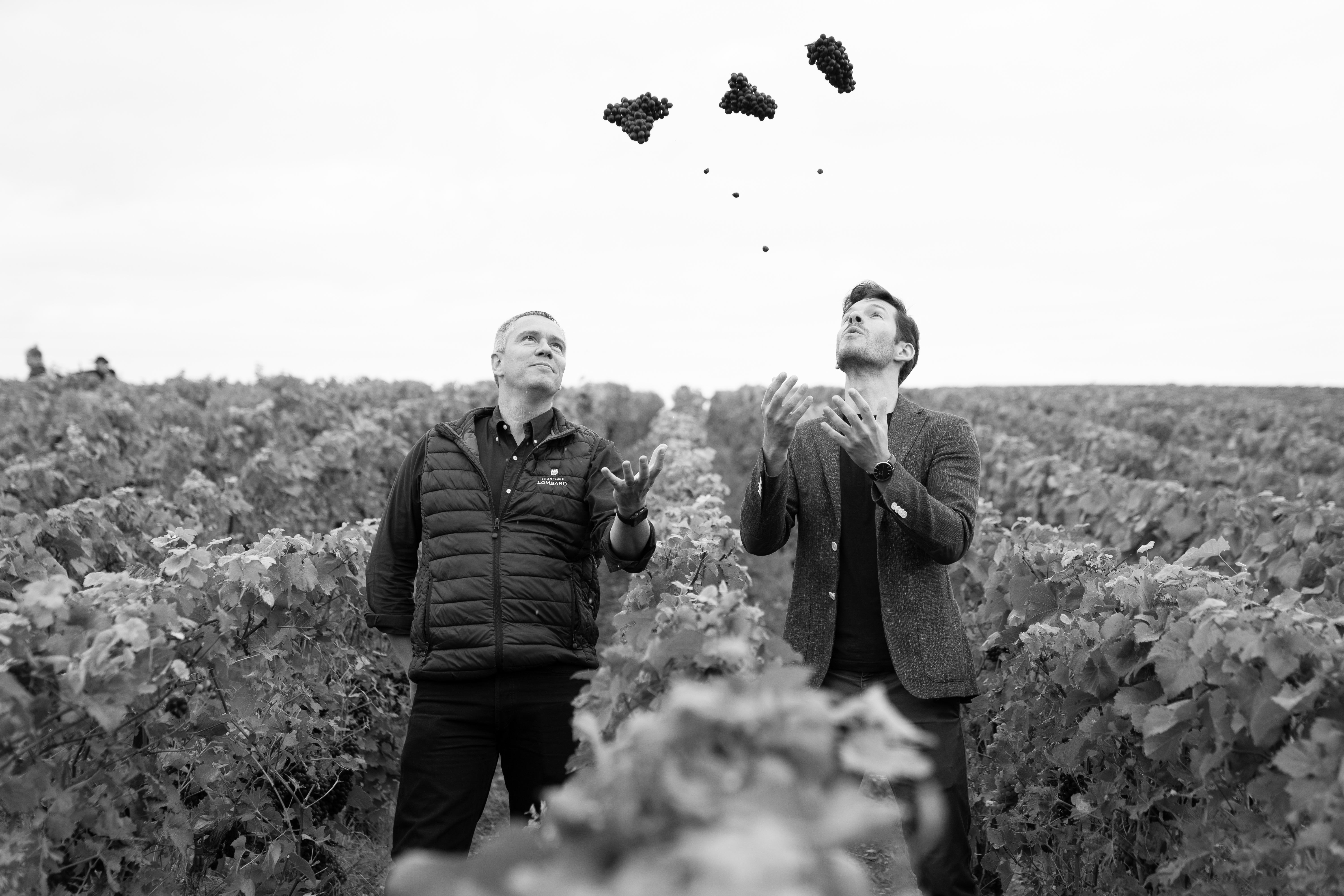 Laurent Vaillant, Chef de Caves et Thomas Lombard, président de Champagne Lombard